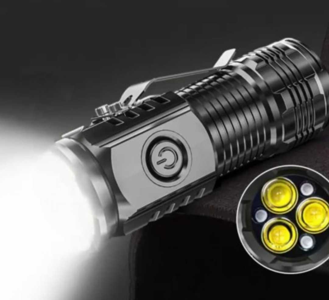 Mini 3'' size steel body Flash Super Power Flashlight